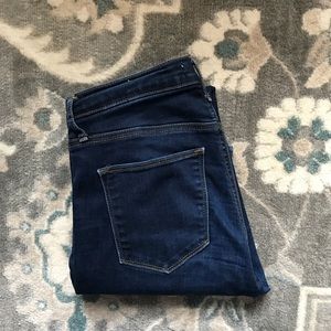 Gap SALE 29 Tall 8 True Skinny Dark Wash Jeans